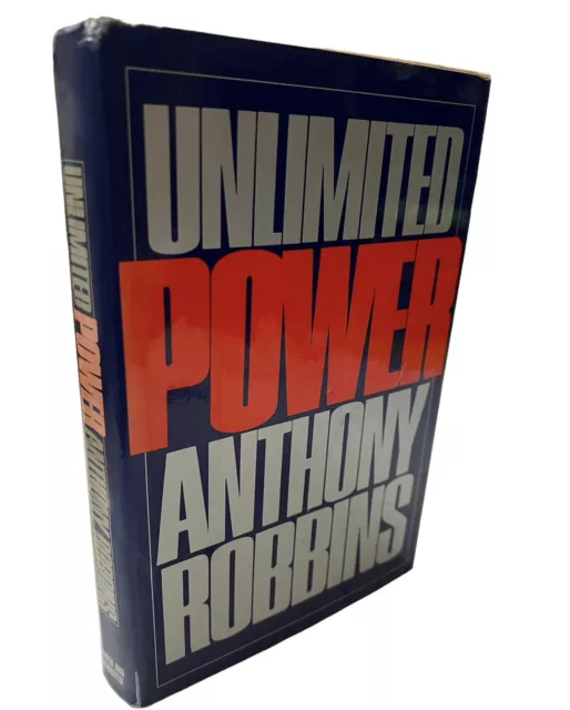 Anthony (Tony) Robbins ~ Signed 1986 1st Ed. "Unlimited Power" Hardcover RARE