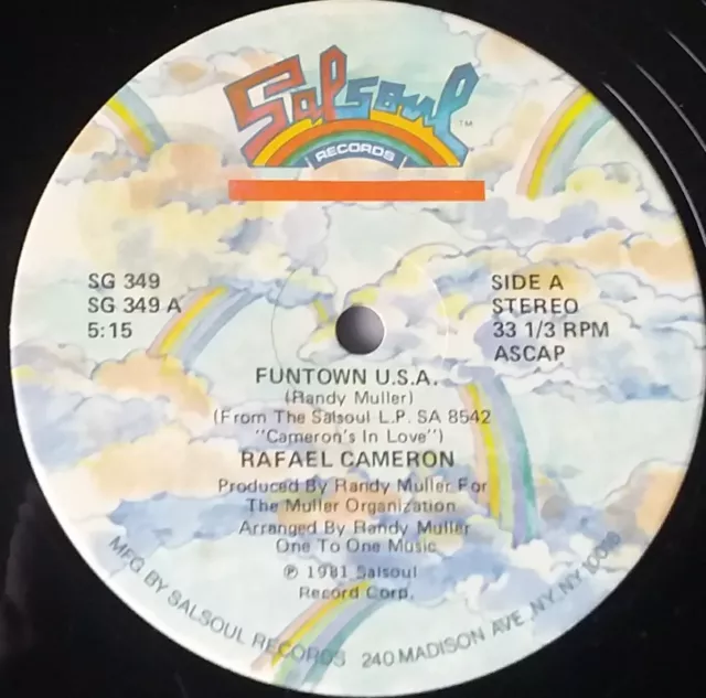 Rafael Cameron - Funtown Usa   - Maxi Vinyl