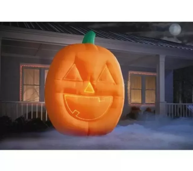8 Ft.  pumpkin Jack O Lantern   with Micro Lights Airblown Halloween Inflatable