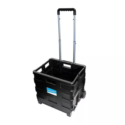 CABAS CAISSE PLIANTE A ROULETTES CHARGE 25kg - GARANTIE A VIE