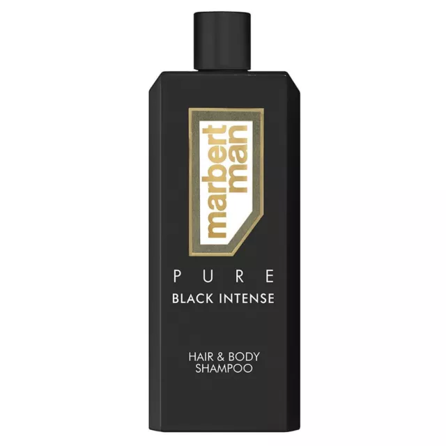 MARBERT Man Pure Black Intense Hair & Body Shampoo 400 ml OVP