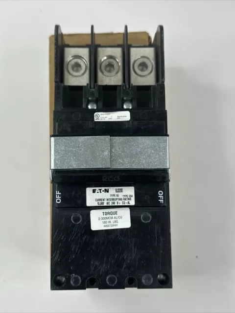Eaton Bj3200 Circuit Breaker 200 Amp 3 Pole Eaton Bj3200 Circuit Breaker 200 Amp 3 Pole