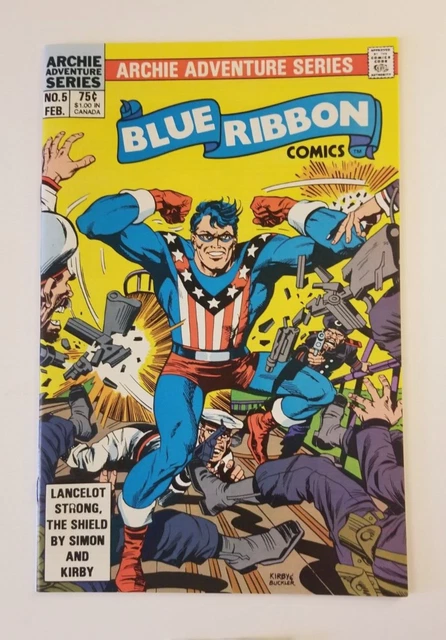 Blue Ribbon Comics, Vol 2, #5, Feb 1984, VFN+/NM, The Shield (Mark's comics)