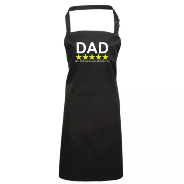 5* Star Dad Review Fathers Day Funny Joke Apron [One Size]