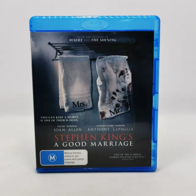 A Good Marriage (Blu-ray 2014 Region B) Horror Scary Movie Film DVD Joan Allen