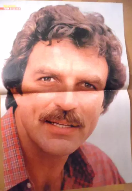 TOM SELLECK --- Bravo-Mittel-Poster 42x 28 cm Clipping B 788