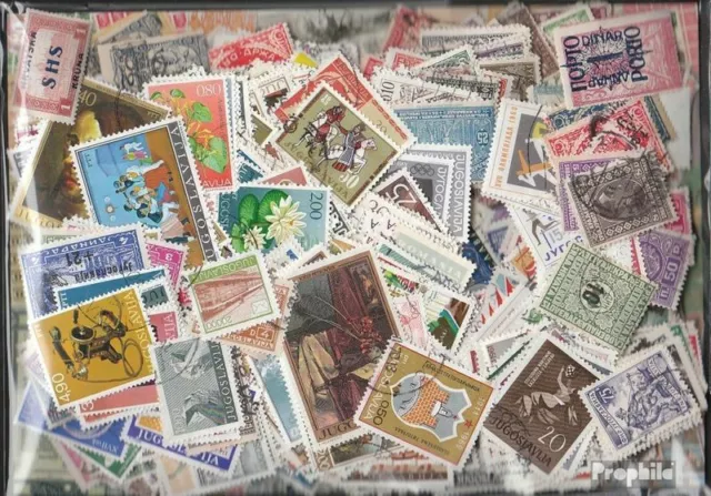 Briefmarken Jugoslawien 1.000 verschiedene Marken