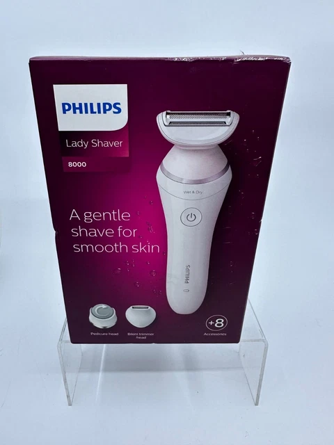 Philips Damenrasierer Serie 8000 BRL176/00 Akku-Rasierer mit Nass- und Trockengebrauch