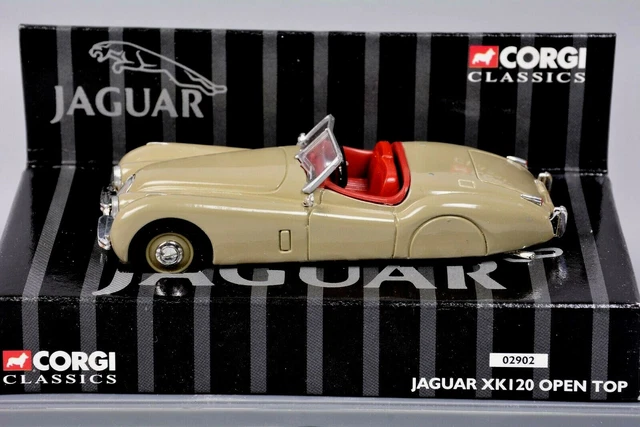 R&L Diecast: Corgi 02902 Jaguar Xk120 Open Top, Cased, Lavender Grey