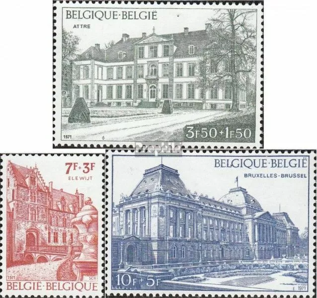 Belgien 1658-1660 (kompl.Ausg.) postfrisch 1971 BELGICA 72