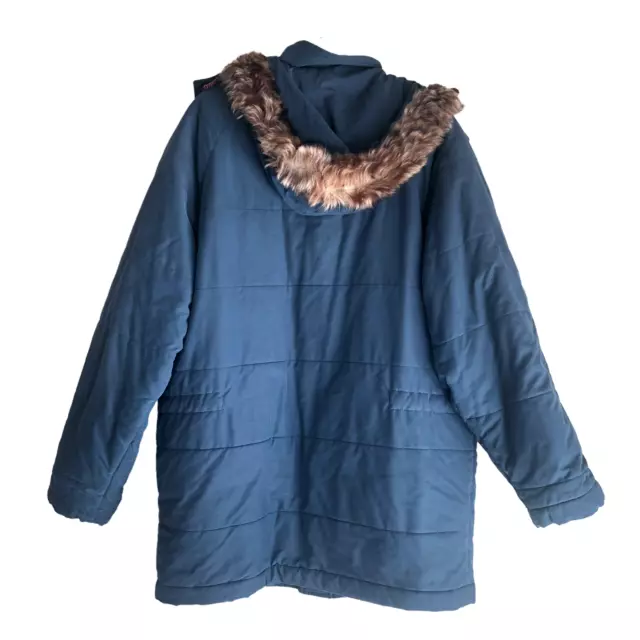 Missoni Uomo Jacket Coat Parka Men's Size Large Fur Hood Lined Made in Italy