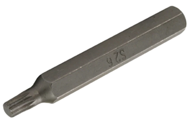 SW-Stahl Schraubendrehbit, 3/8", Innenvielzahn, M6, lang 05221L