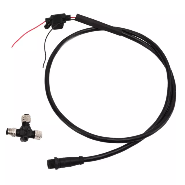 Backbone Cable With Tee Connector 3A 5Pin M12 Thread 1m Long IP67 For NMEA