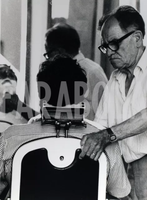 Foto vintage de archivio Italia, Barbero Siciliano, Años 90 , impresión 24x18 CM