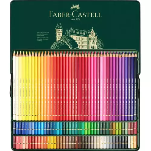 Faber-Castell F110011 Polychromos Artists' Color Pencils - 120 Count