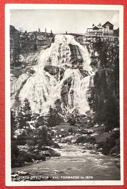 Cartolina - Cascata del Toce - Val Formazza - 1951