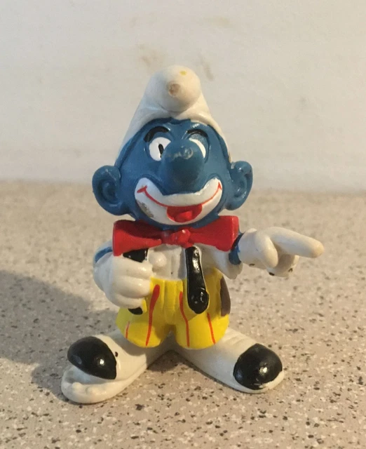 Figurine Schleich Rare - Schtroumpfette Mariée - 1984 - Collection Schtroumpfs
