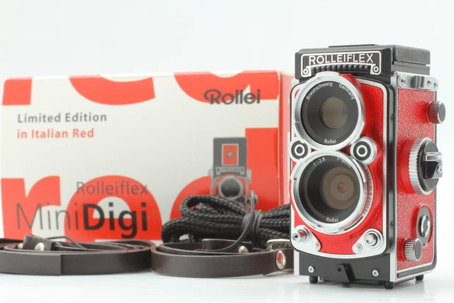LTD [Top MINT in Box]  Rolleiflex Mini Digi AF5.0 RED Digital Camera From Japan