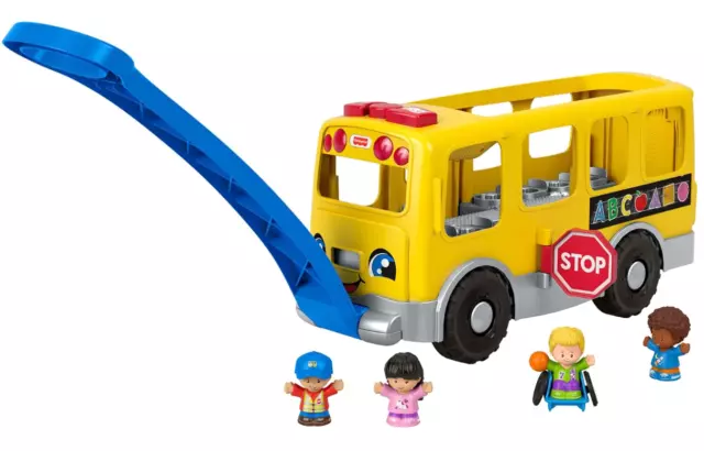 Fisher Price Little People Big Yellow School Bus Toy New