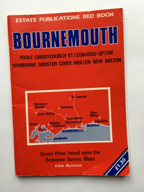 Bournemouth Street Plans Ordnance Survey 1981