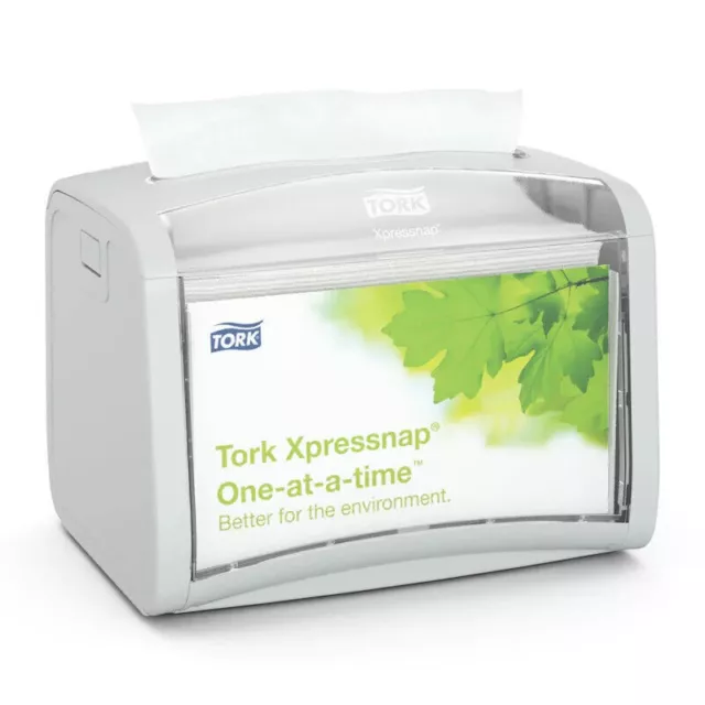 Table Top Paper Napkin Dispenser 155 x 201 x 150 mm Grey Tork Xpressnap 272613