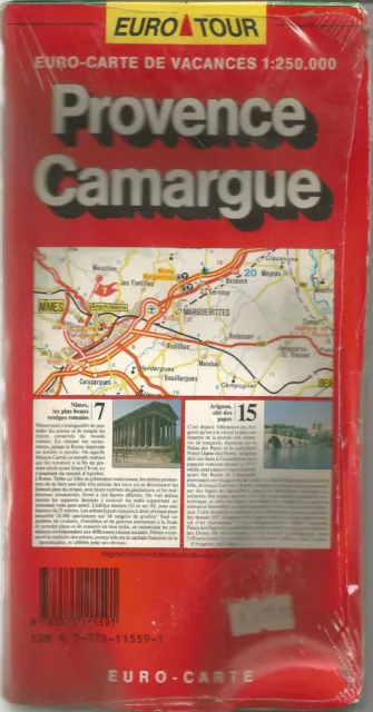 Euro Tour - Carta Vacaciones 1:250 000 - Provence Camargue - Lisa