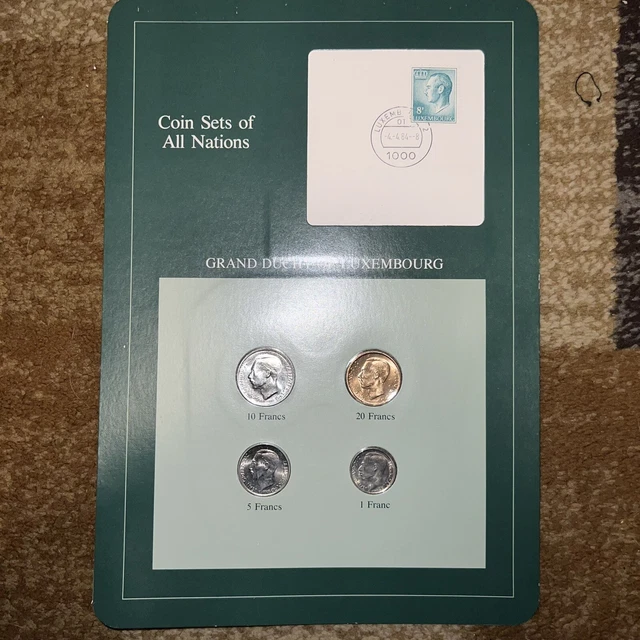 FRANKLIN MINT Coin Sets Of All Nations Volume 1 (PRC Yuan 5,2,1 + Info Cards) 11