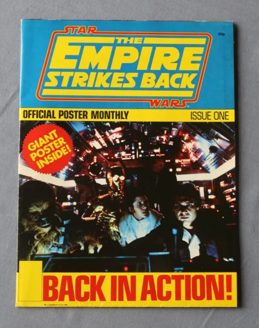 Vintage 1980 Star Wars The Empire Strikes Back Official Poster Magazine Issue 1