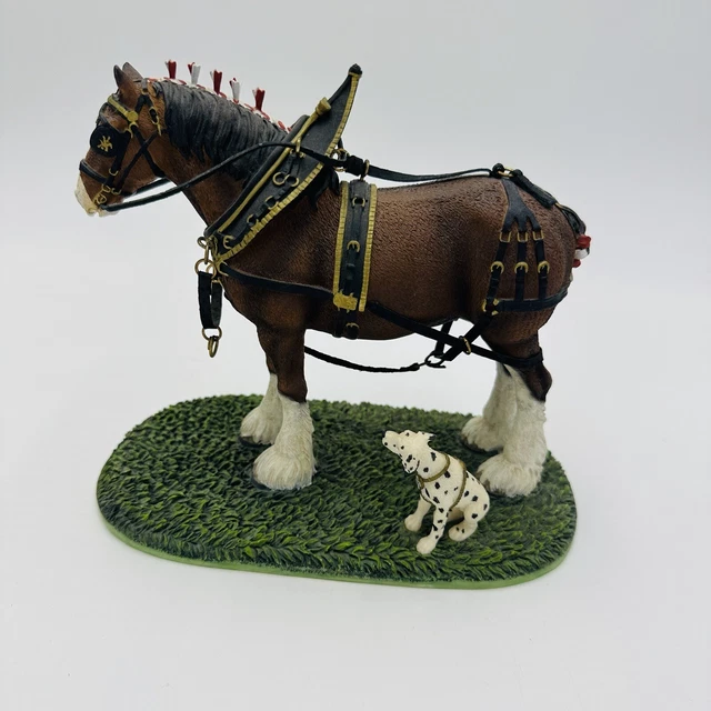 Anheuser Busch Clydesdale Horse Figure Collection Full Parade Dress 1997