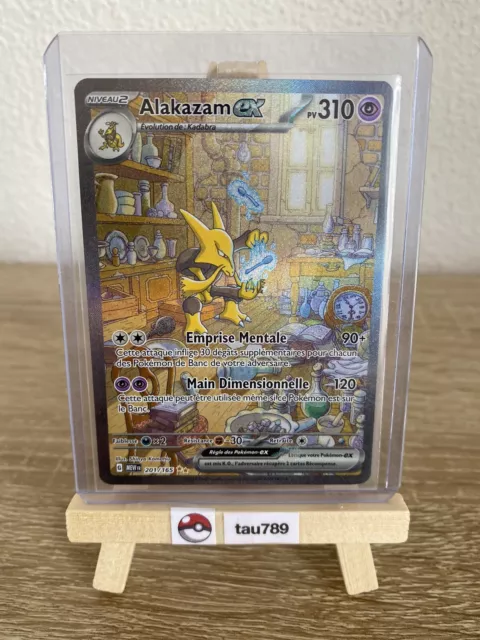 Carte Pokémon Alakazam Ex ALTERNATIVE 201/165 151 EV3.5 Ecarlate & Violet FR