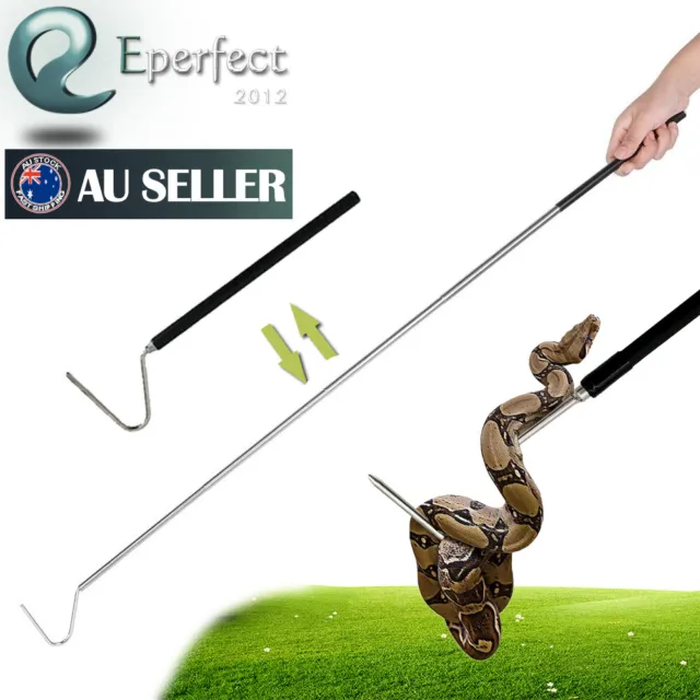 Extandable Snake Hook Reptile Grabber Rattle Snake Catcher