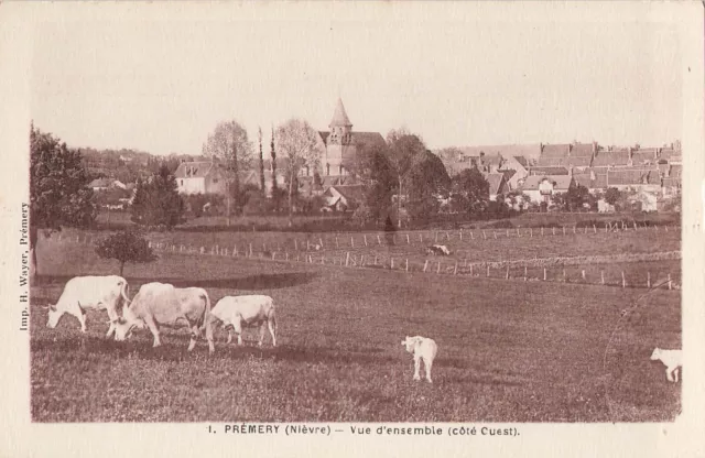 58 Premery Vue D'ensemble Cote Ouest - Vaches 43555