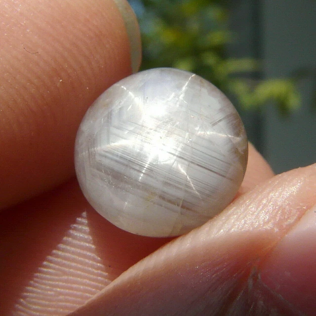 Certified Star Sapphire Gemstone, Natural Loose Gem Stone 6.94 Carats RARE