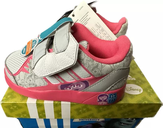 ADIDAS MONSTERS UNIVERSITY Girl s Trainers UK 6 6.5 7.5 or 8.5