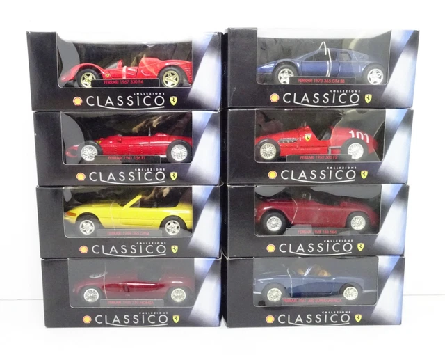 8X FULL SET Shell Classico Ferrari Collection 1:43 Diecast Cars £30.00 ...
