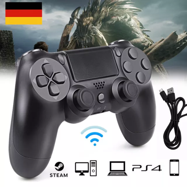 Bluetooth Wireless Für PS4 Controller Kabellos Playstation 4 Dual Shock Gamepad