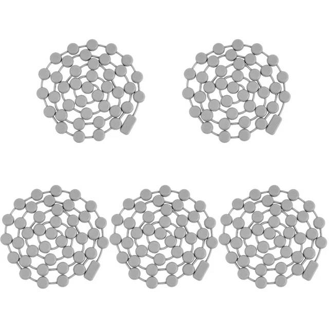 5 piezas Alfombra de silicona Trivet Alfombra caliente Alfombra de mesa de silicona resistente al calor Sartén caliente
