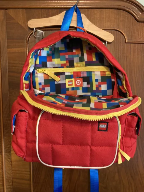 Lego Target Red Backpack Limited Edition NWT- broken zipper