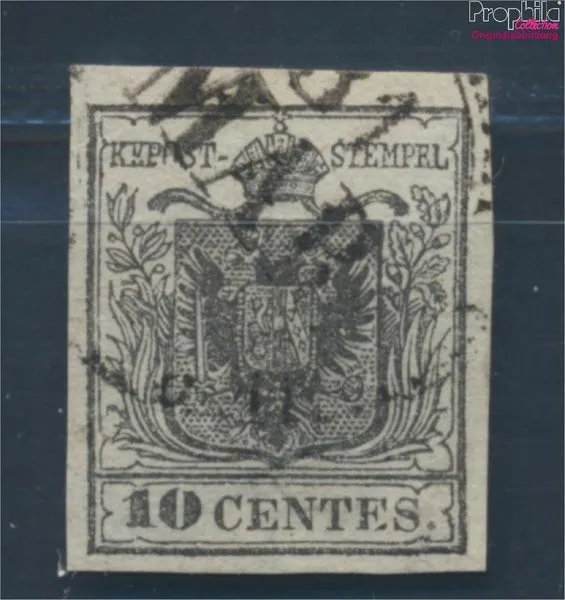 Briefmarken Österr.-Lombardei/Venetien 1850 Mi 2X gestempelt(8103392