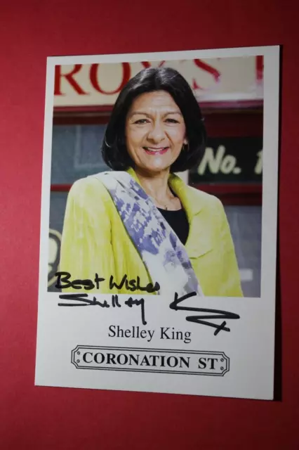 Shelley King (Coronation Street) Signed Cast Card