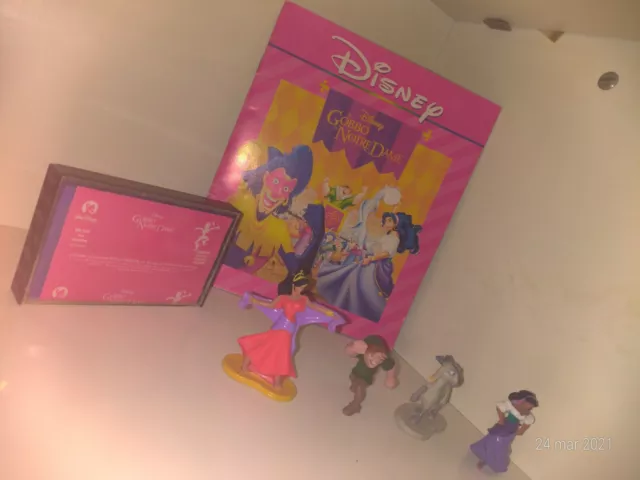 Le Fiabe Disney il Gobbo di Notre Dame + 3 actionfigure in foto, una non+disp.