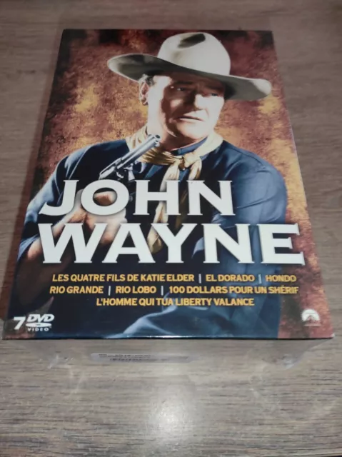 * Coffret 7 Dvd Neuf Sous Blister John Wayne Western