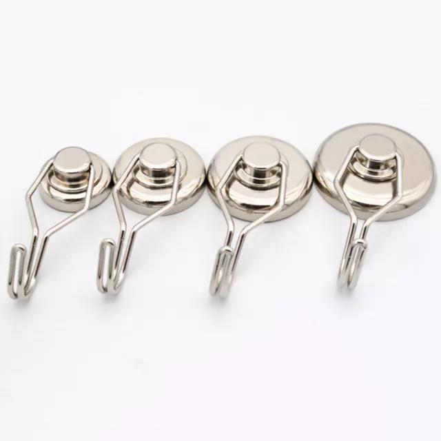 Heavy Duty Magnetic Hooks Swivel Swing Strong Magnet Hanging Hook Kitchen Room