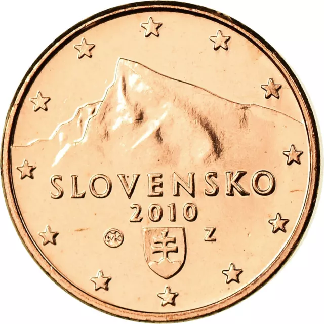 [#700245] Slowakei, Euro Cent, 2010, UNZ, Copper Plated Steel, KM:95