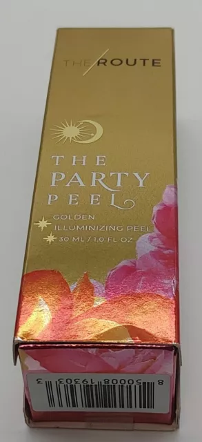 The Route The Party Peel Dorado Iluminador Peel Talla Completa 30 ml 1 oz Nuevo