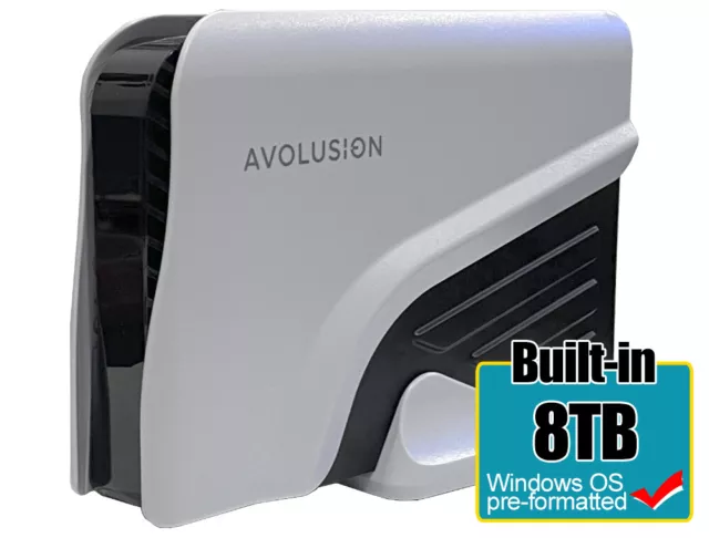 Avolusion PRO-Z Series 8TB USB 3.0 External Hard Drive for WindowsOS PC / Laptop