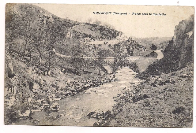 CP 23 CREUSE - Crozant - Ruines sur la Sedelle