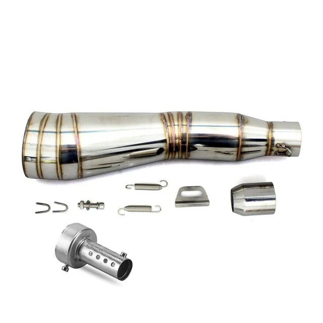 New 38-51mm Slip-On Exhaust Muffler Pipe DB Killer For 125cc-1000cc Street Bike