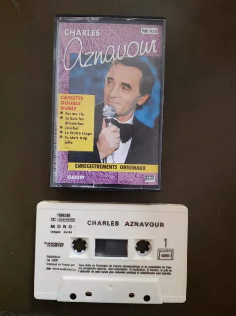 K7 Audio: Charles Aznavour - Registrazioni Originali Molto Bon Condizioni