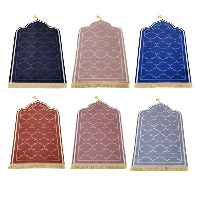 Tapis de prière portable tapis de prière pliant lavable pour cadeaux